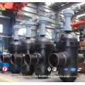 API 6D Electric Flanged Through Conduit Gate Valve